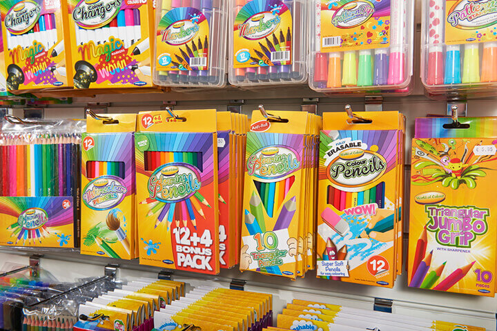 Pencils on Shelving